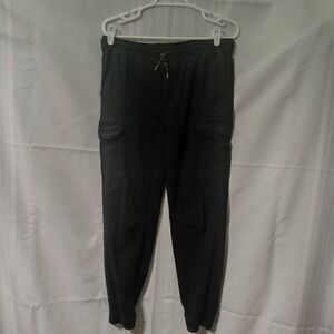 Thereabouts Boys Black Cargo Jogger Pant XL 18/20 Husky Elastic Waist Drawstring